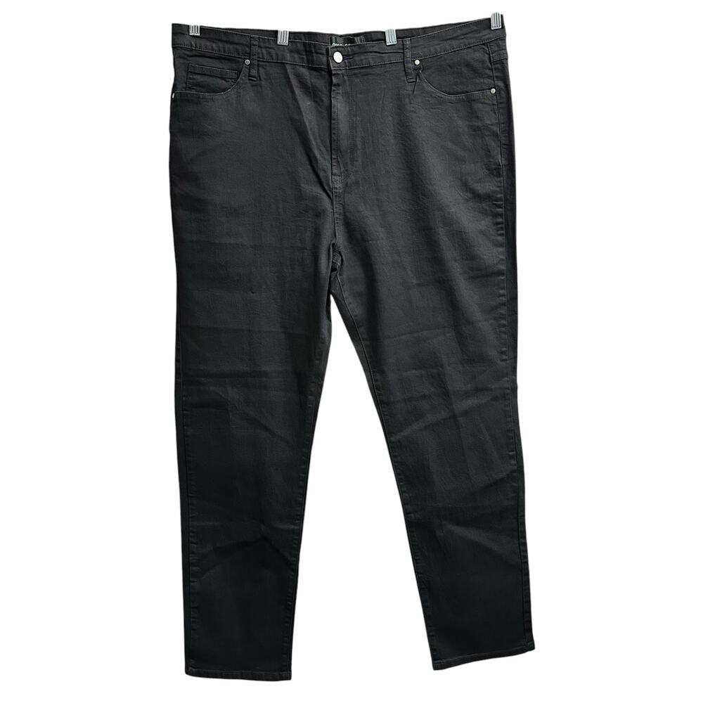 Good Counsel Men's 48 x 32 Black Malone Stretch Jeans Casual Denim Pants